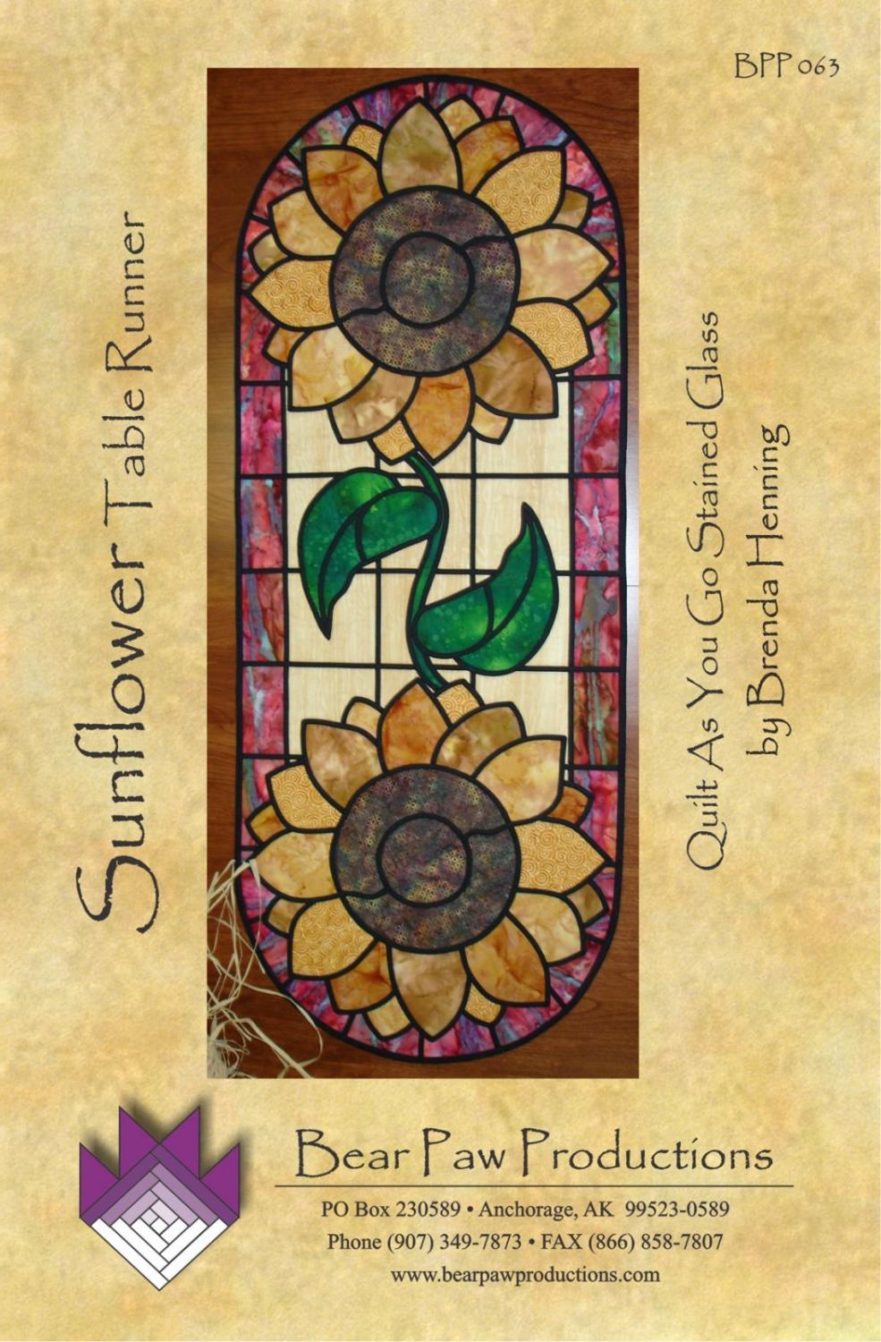 Sunflower Stained Glass